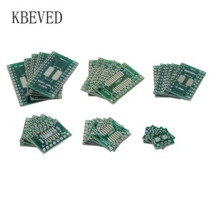 30PCS PCB Board Kit SMD Turn To DIP Adapter Converter Plate FQFP SOP8 SOP14 SOP16 SOP20 SOP28 QFP SOP 8 14 16 20 28