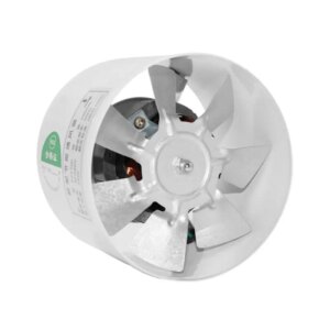 4Inch Air Ventilator Metal Pipe Air Ventilation Exhaust Fan Mini Extractor Bathroom Toilet Wall Fan