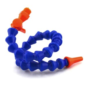 5pcs 300mm Round Nozzle Flexible Water Oil Cooling Tube Coolant Pipes Hose With Switch For CNC Lathe Cooling Tube