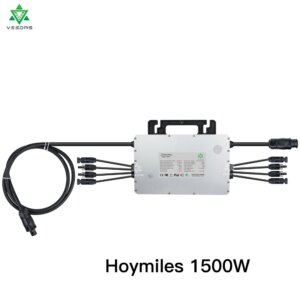 Hoymiles 1500W Micro Solar Inverter MI-1500 Dual MPPT On Grid TIe Inverter Inversor 16-60VDC to 230VAC For 4*375 Solar Panel
