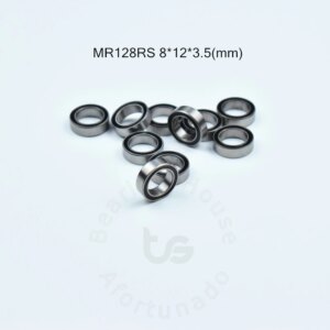 MR128RS 8*12*3.5(mm) 10piecesfree shipping ABEC-5 Metal Sealed Miniature Mini Bearing MR128 MR128RS chrome steel bearing