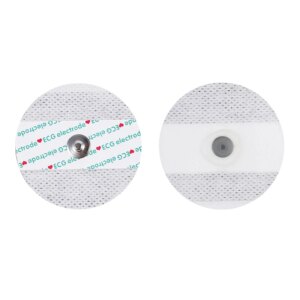 Medical Disposable ECG Electrode Pads, Snap-type Round Shape, Suitable for Holter Monitor Monitor Detector