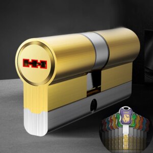 Super C-class brass lock cylinder 54 blade 12pcs keys Double milling 32 Track 8 slot anti violence and technical unlocking