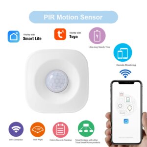Tuya smart life smart home security alert system wifi PIR motion sensorWireless Passive Infrared Alarm Detector Burglar Alarm