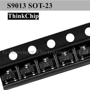 (100 pcs) S9013 SOT-23 SMD PNP Signal transistor triode 200MA 500MA (Marking J3)