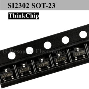 (100 pcs) SI2302 2302 SOT-23 SMD Field Effect Transistor N-Channel MOS-FET (Marking A2SHB)