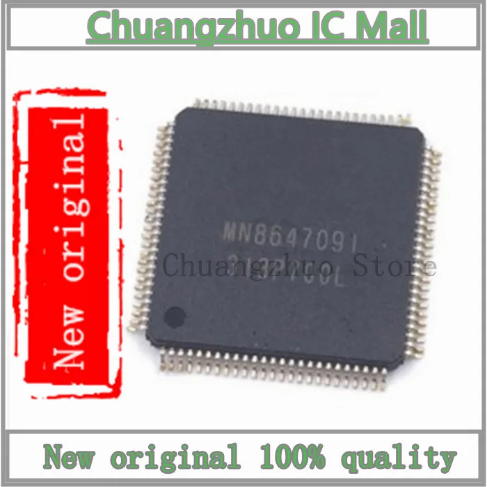 10PCS/lot MN8647091 QFP100 SMD IC Chip New original