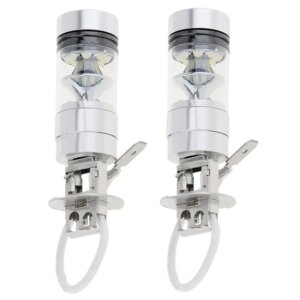 2 Pcs H3 3030 Chips 100W Super Bright LED Bulbs DC 12V/24V White Fog Lamp Lights Auto Car Light Lamp Bulb
