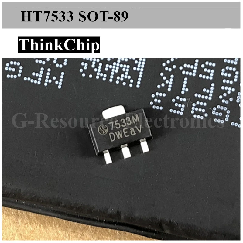 (20 pcs) HT7533 S0T-89 HT7533-1 7533 High Driver Regulator 7533-1 SOT89