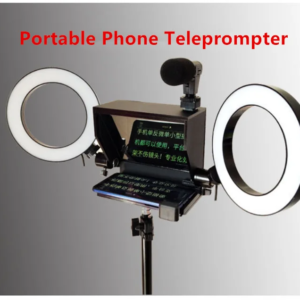 2020 Portable Prompter Smartphone Teleprompter With Remote Control News Live Interview Speech For Mobile Phone
