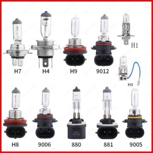 2PC H1 H3 H4 H7 H8 H9 H11 9005 9006 9012 880 881 H15 Automobile Halogen lamp bulb 55W 100W Headlights Lamp Car Fog Lights