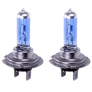 2Pcs H7 6000K Xenon Gas Halogen Headlight Super Bright White Fog Halogen Lamp Bulb 100W Car Head Light Lamp 12V Fog Lights