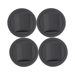 4PCS Rubber Furniture Cups Premium Caster Cups Furniture Coasters Bed Stoppers Floor Protectors for All Floors Wheels