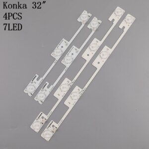 4pcs original for Konka KDL32MT626U 35019055 35019056 light bar 32 inch backlight lamp LED strip 6v