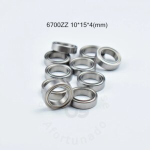 6700 6700ZZ 10*15*4(mm) 10pieces free shipping bearing ABEC-5 61700Z 63700ZZ chrome steel bearing metal seal bearing 61700