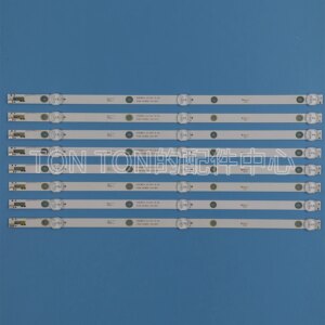 8PCS TV Lamp Kits LED Backlight Strips For AOC LE43M3570/60 LE43M3579 LED Bars Bands 4708-K43WDC-A1113N11 Rulers K430WDC1 A1