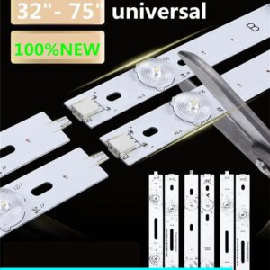 8piece/lot 32 inch -75inch use LCD TV LED light bar 3v 6v backlight universal FOR Hisense Changhong TCL Konka Skyworth