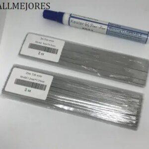 ALLMEJORES Solar cell Tab wire 20meters 1.2mm *0.25mm +2m Busbarwire +Flux pen for DIY solar panel Cooper soldering stirp