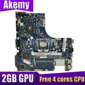 Akemy Laptop motherboard For Lenovo G500S (15-inch) mainboard LA-9901P LA-A091P HD8570M 2GB-GPU Free 4 cores CPU