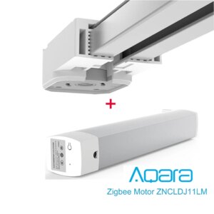 Aqara zigbee motor ZNCLDJ11LM Super Mijia APP Silent Curtain Track 2.5-4M Customizable Automatic Curtain Rail Smart Home