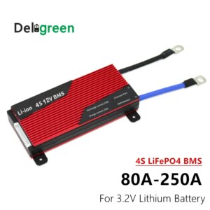 BMS 4S 80A 100A 120A 150A 200A 250A Lithium Battery BMS PCM/PCB for 12.8V Lithium LiFePO4 Battery Protection Circuit Board