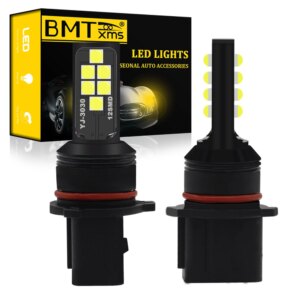 BMTxms P13W LED PSX26W SH23W LED Bulb Car Led Fog Light Daytime Running Lights DRL White Amber LED 12V Auto Lamp
