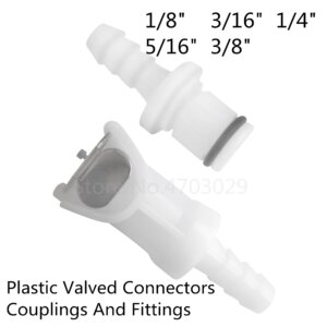 CPC Quick-Disconnect Hose Barb Quick Connector Unidirectional Check valve assembly
