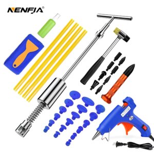 Car Paintless Dent Repair Tool Auto Dent Puller Suction Cup Car Body Dent Damage Repair Hand Tool Pulling bridge hammer