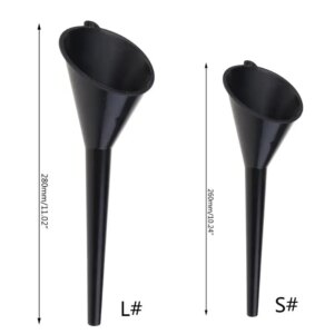 Car Refueling Multi-Function Plastic Long Neck Oil Funnel for All Automotive Oil W91F