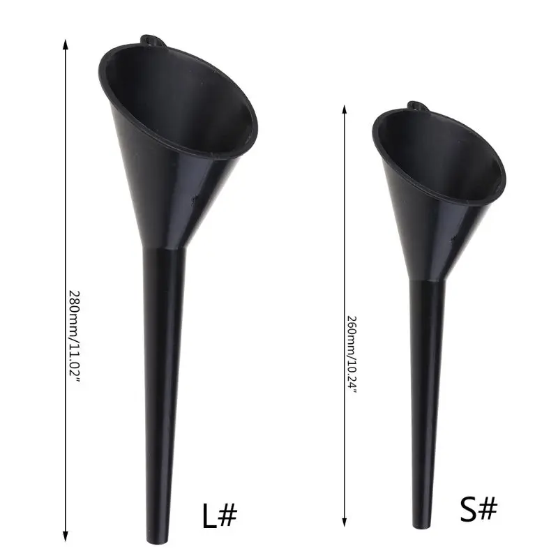Car Refueling Multi-Function Plastic Long Neck Oil Funnel for All Automotive Oil W91F