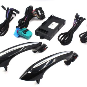 Comfort Access Keyless Entry System PKE Car Alarm Central Lock Kit Door Lock For BMW F18 F07 F10 F01 F02 With 2 Chrome Handles