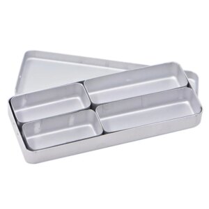 Dental Sterilization Box Detachable Aluminum alloy Dental Cassette Disinfection Rack Tray Box Dentistry Material Dentist Tool