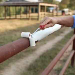 Double Paint Roller Painted Railing Corner Paint Tool Just Use The Handle Dual Fence Poles Tube Stair Rail Corners Painting Tool