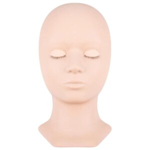 Eyelash Extension Tools Mannequin head for eyelash training practice eyelash extension 8 pairs removable eyelids heads wholesale