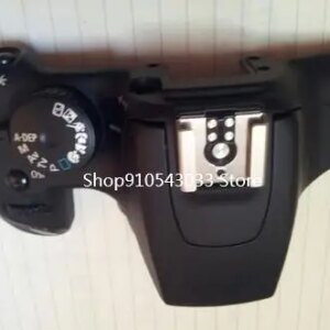 For Canon 1000D Rebel XS Kiss F Top cover group With Mode dial Power switch button Shutter button cable Used Repair Parts
