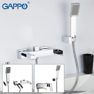 GAPPO Bathtub Faucets brass tub faucet waterfall faucet bath tub tap deck mounted robinet baignoire