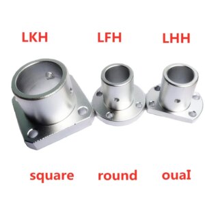 Guide shaft support base optical axis support seat round flat flange optical axis mount 8 10 12 15 16 20 25 30 35 40 50
