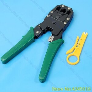 High Efficiency Hot RJ45 RJ11 RJ12 CAT5 Network Lan Cable Wire Stripper Crimper Crimp PC Tool