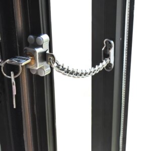 High Security Stainless Steel Anti-Thief Door Chain Copper Core Key Hole Safety Door Chain Bolt / Latch / Lock Protecting Home