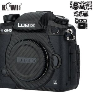 Kiwi Anti-Scratch Camera Body Cover Skin Protector For Panasonic Lumix DC-GH5 GH5 Camera Anti-Slide 3M Sticker Carbon Fiber Film
