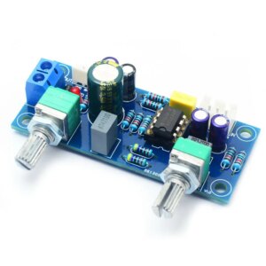 Low Pass Filter Bass Subwoofer Pre-AMP Amplifier Board Dual Power NE5532 Low Pass Filter Bass Preamplifier DIY Kit
