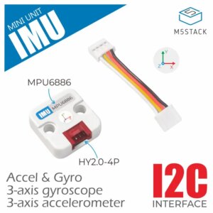 M5Stack Official 6-Axis IMU Unit 3-Axis Gravity Accelerometer and 3-Axis Gyroscope IMU6886 ESP32 Development Board