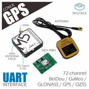 M5Stack Official COM.GPS module (NEO-M8N) with Antenna ESP32 Development Board Stacking Module Positioning