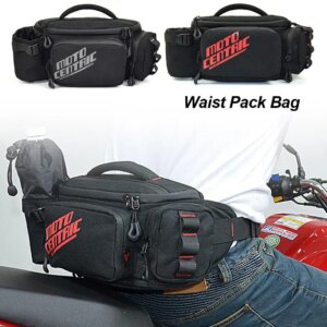 Motorcycle Waist Pack Bag Unisex Fanny Pack Wearable Hip Bum Bag with Adjustable Strap for Workout Travel Running Cycling