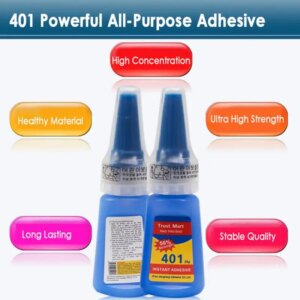Multi-Purpose Super Liquid Colorless Glue 401 Instant Adhesive Home Supplies For Wood Plastic Quick Sol Glue Crafts Sealers
