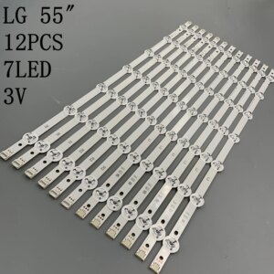 New 12 PCS/set LED Backlight strip for LG 55LB7200 55LB7000V 55LB730V 55LB670V 55LB671V 55LB673V 55LB675V 55LB677V 55LB679V