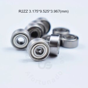 R2ZZ 3.175*9.525*3.967(mm) 10pieces bearing free shippping ABEC-5 R2 R2Z metal sealing type chrome steel deep groove bearing