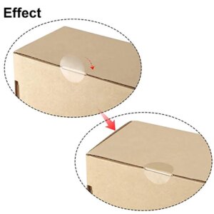 Round transparent sealing sticker PVC clip label sealing tape DIY self-adhesive gift sealing sticker