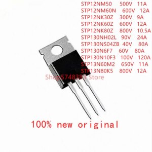 STP12NM50 STP12NM60N STP12NK30Z STP12NK60Z STP12NK80Z STP130NH02L STP130NS04ZB STP130N6F7 STP130N10F3 STP13NM60M2 STP13N80K5
