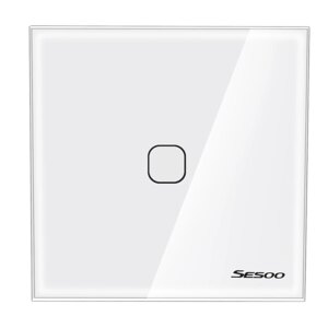 Sesoo Press Switch Single Fire Line Lighting Wall Switch Smart Home Light Press Control Switch One Button